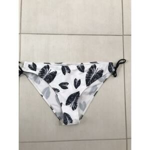 Rose Gal Plus Multicolor Floral String Bikini Bottom Swimwear